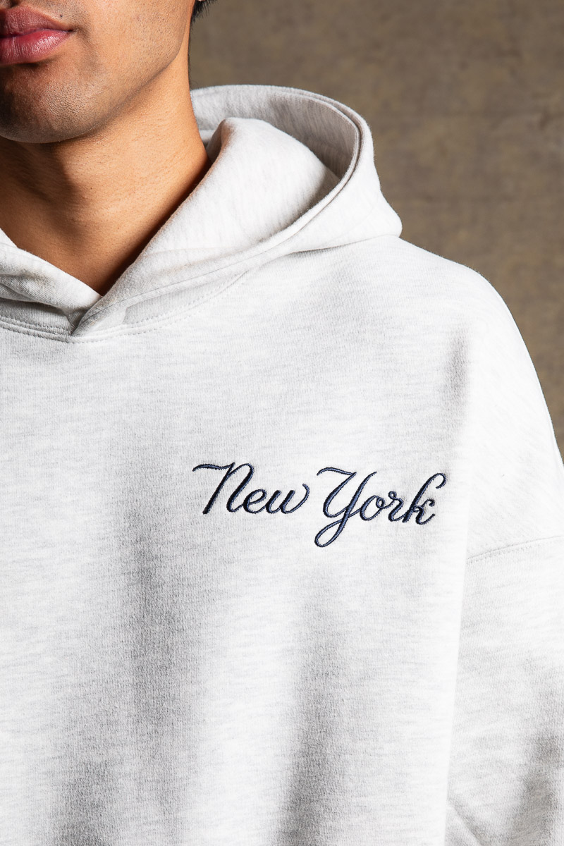 NY Yankees Oversized Boxy Hoodie Stateside Sports