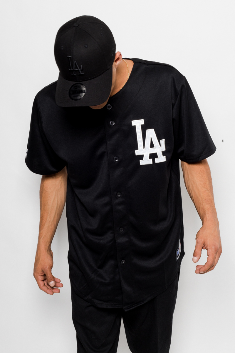 dodgers black and white jersey