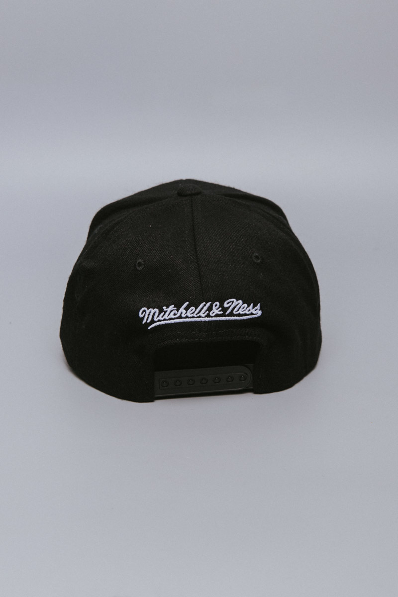 CHICAGO BULLS FLEX 110 TEAM SCRIPT SNAPBACK- BLACK | Stateside Sports