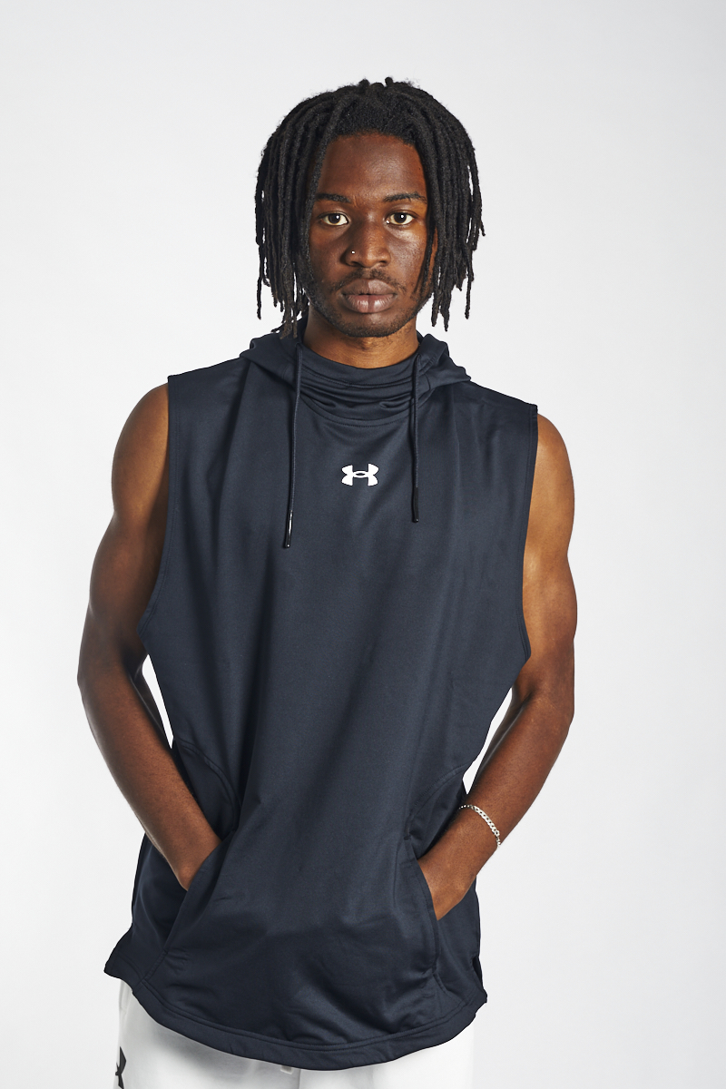 Sleeveless store performance hoodie