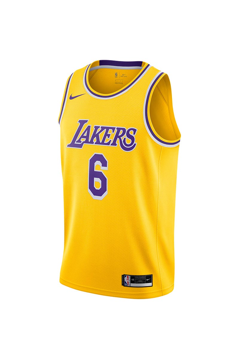 LA Lakers LeBron James Nike Icon Swingman Jersey | Stateside Sports