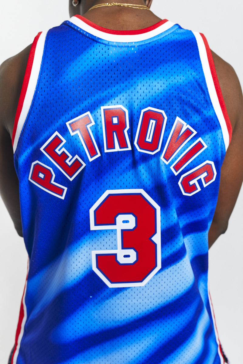 Drazen Petrovic New Jersey Nets Hardwood Classics Throwback NBA Swingm –  Basketball Jersey World
