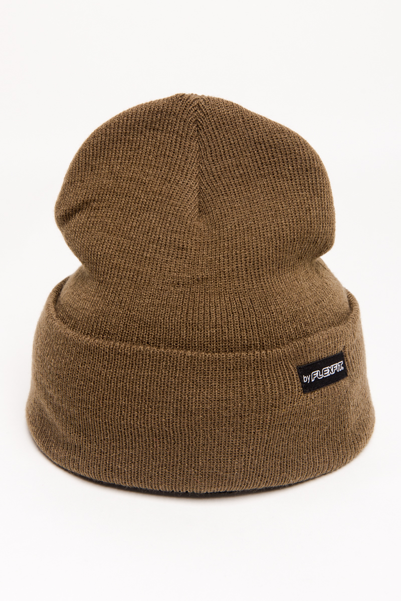Flexfit Blank Knit Beanie- Black | Stateside Sports
