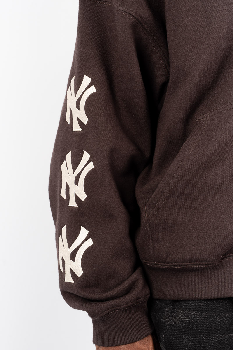 NY Yankees Script Boxy Sleeve Hoodie | Stateside Sports