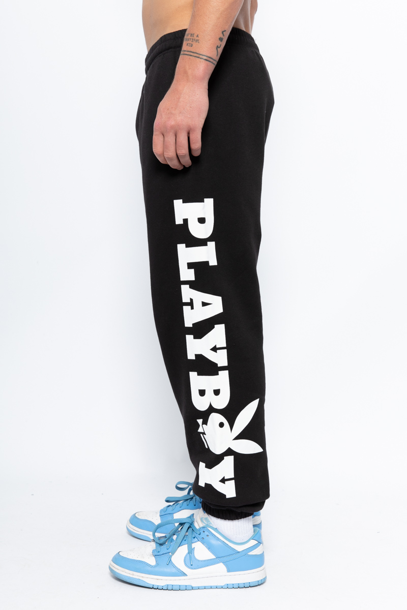 White best sale playboy sweats