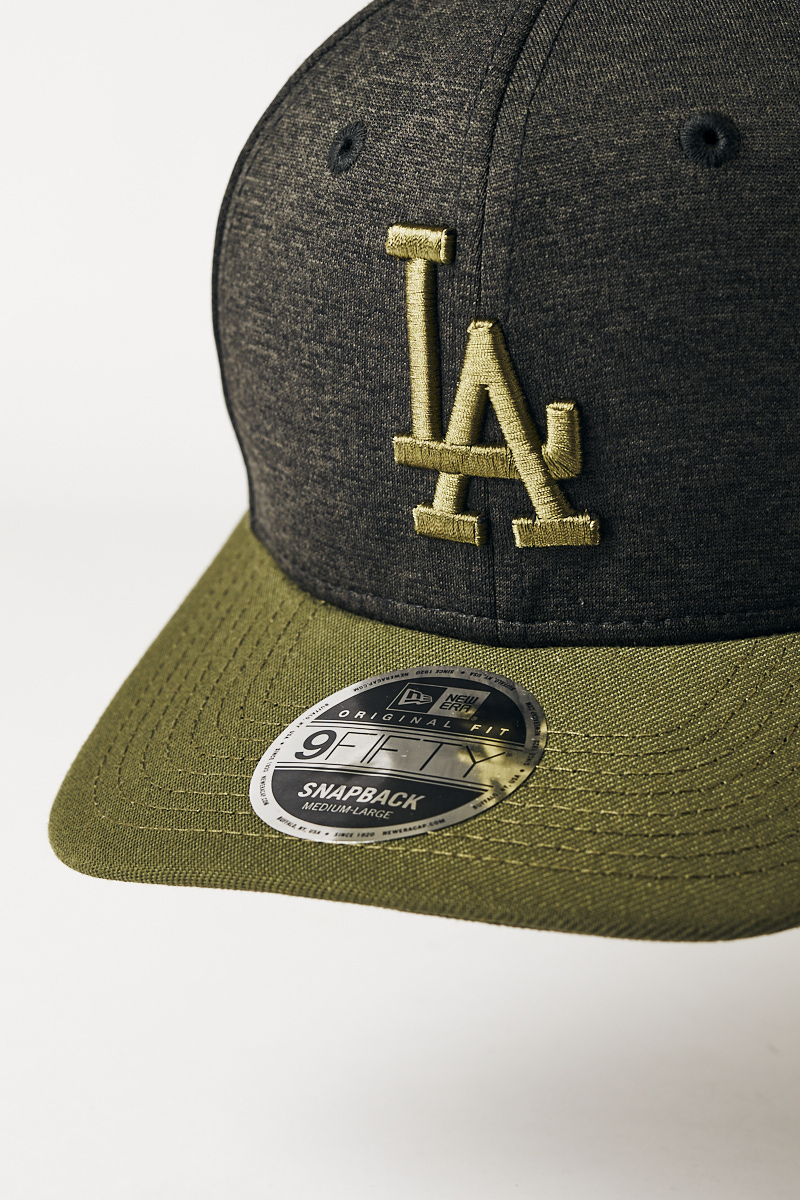 L.A Dodgers 9FIFTY Snapback Cap in Olive/Black | Stateside Sports