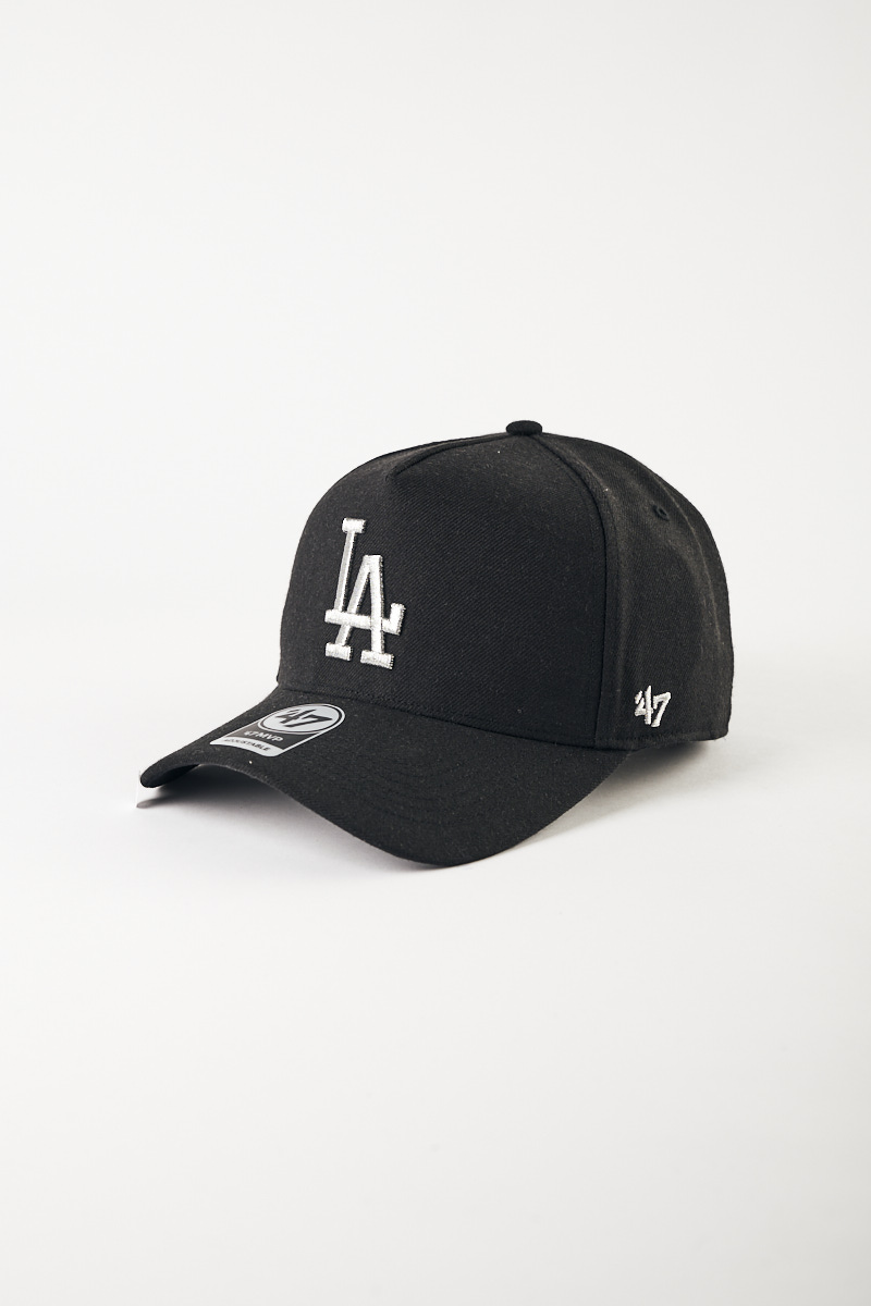 Black NY X LA Trucker Hat, Black Hats