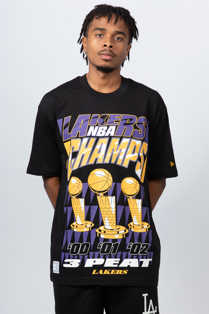 NBA Style】NBA 3PEAT CHAMPS T-SHIRTS Los Angeles Lakers Chicago Bulls /  ロサンゼルス レイカーズ シカゴ 安かっ