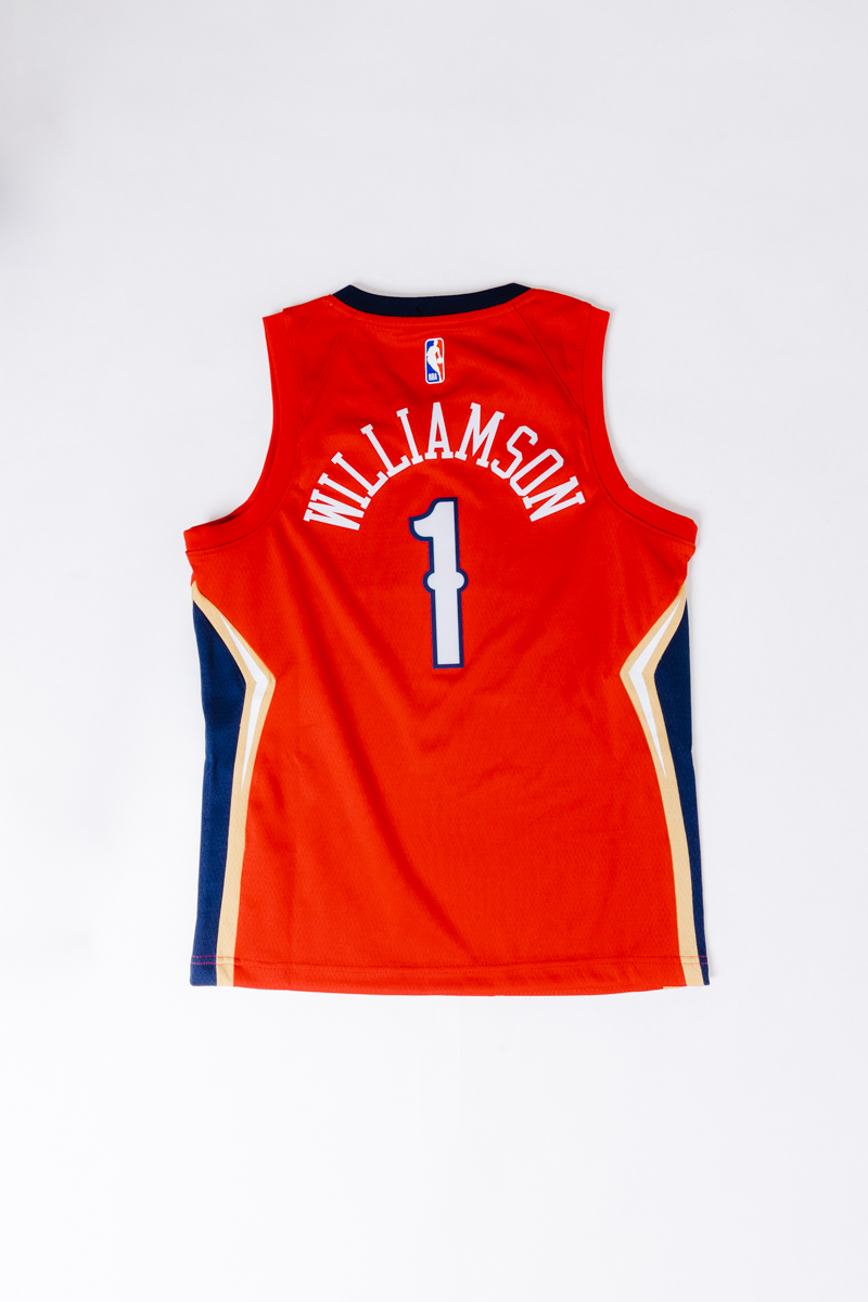 NBA New Orleans Pelicans Zion Williamson Statement Swingman Jersey