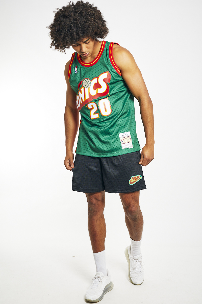 Mitchell & Ness Nba Supersonics Road Gary Payton 95-96 Jersey in Green