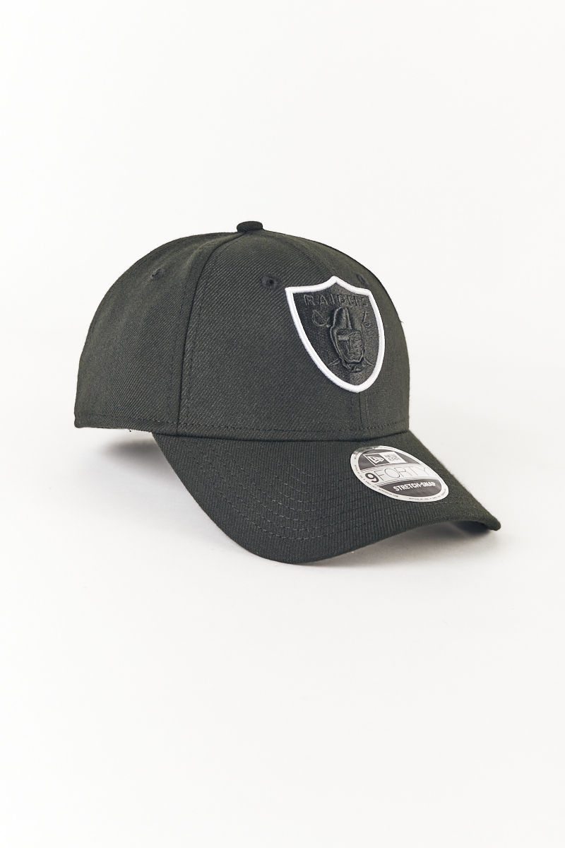 Las Vegas Raiders 9FORTY Borderline Cap in Black | Stateside Sports