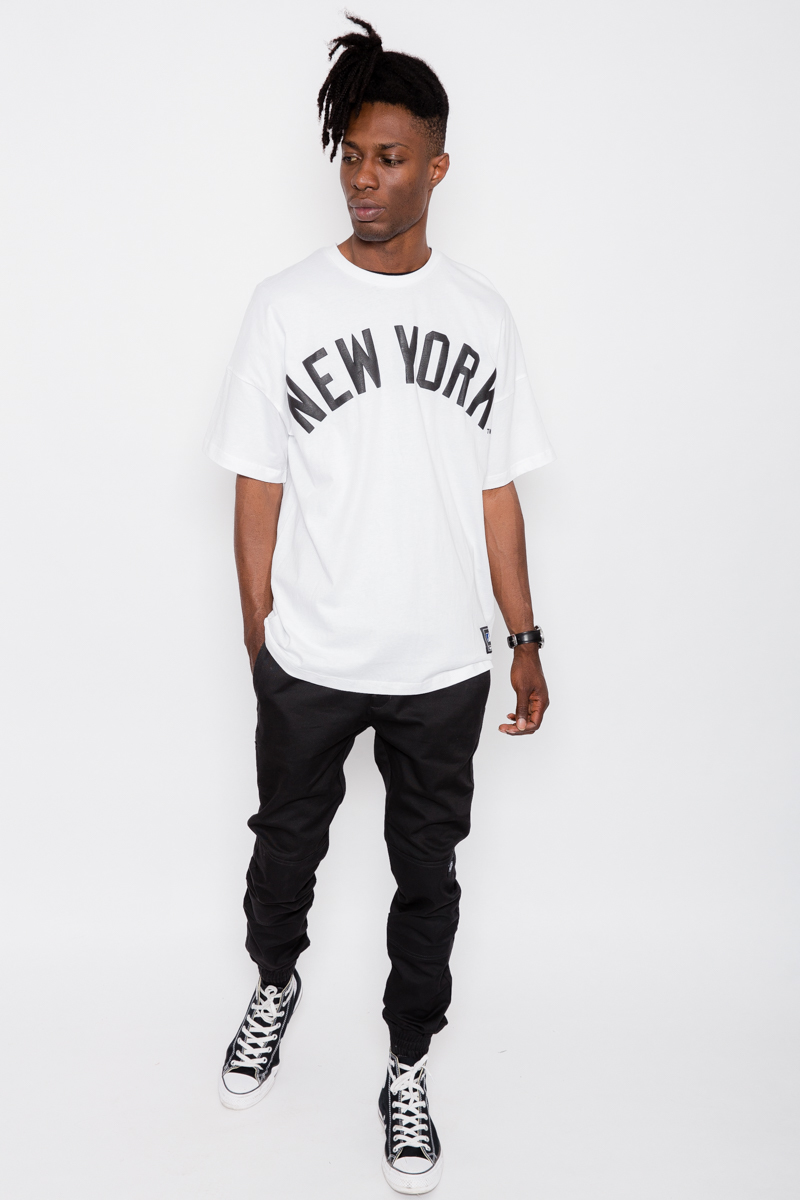 Ranstead Oversized T-Shirt NY Yankees White – Neverland Store