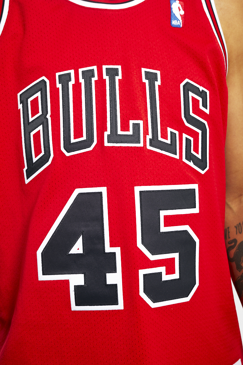 Vintage RETRO Chicago Bulls Michael Jordan RED #45 Jersey Champion