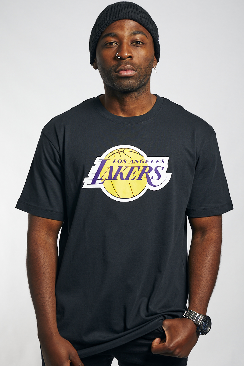 L.A Lakers NBA Team Logo Tee in Black
