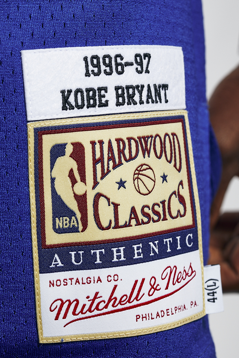 Kobe Bryant Los Angeles Lakers 1996-97 Blue HWC Throwback NBA