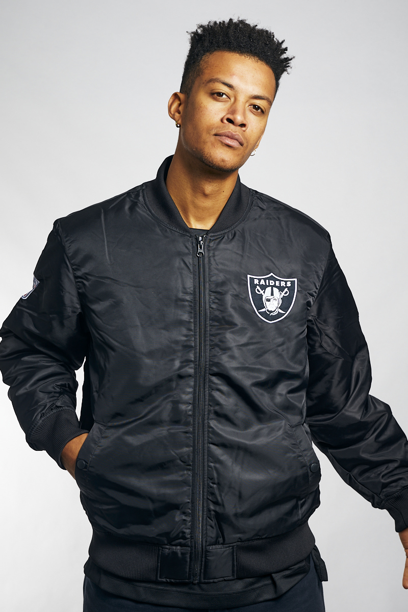 Raiders throwback hot sale jacket