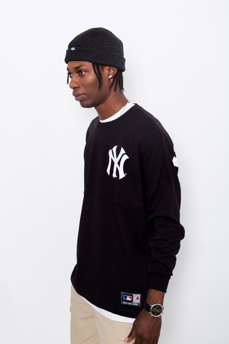 Majestic - New York Yankees Rando LS Tee in Black