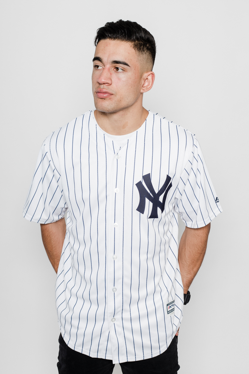 NEW YORK YANKEES MLB COOLBASE REPLICA JERSEY- MENS WHITE
