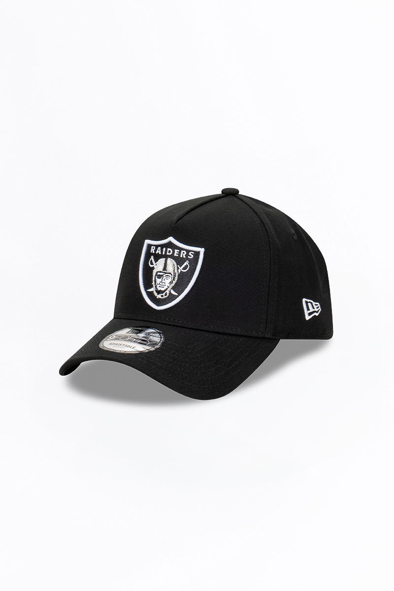 80〜90's RAIDERS newera black cap Las Vegas Raiders Core Black 9Forty A-Frame Snapback