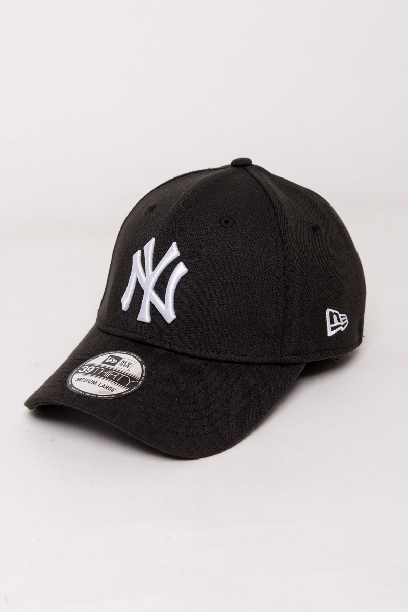 NEW YORK YANKEES 39THIRTY FITTED CAP- BLACK/WHITE | Stateside Sports