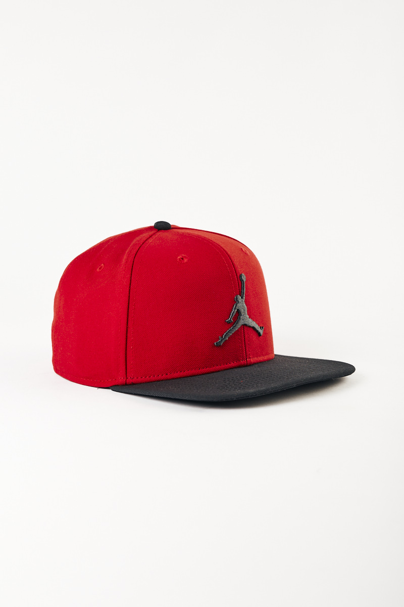 Jordan Pro Jumpman Snapback Cap in Red/Black | Stateside Sports