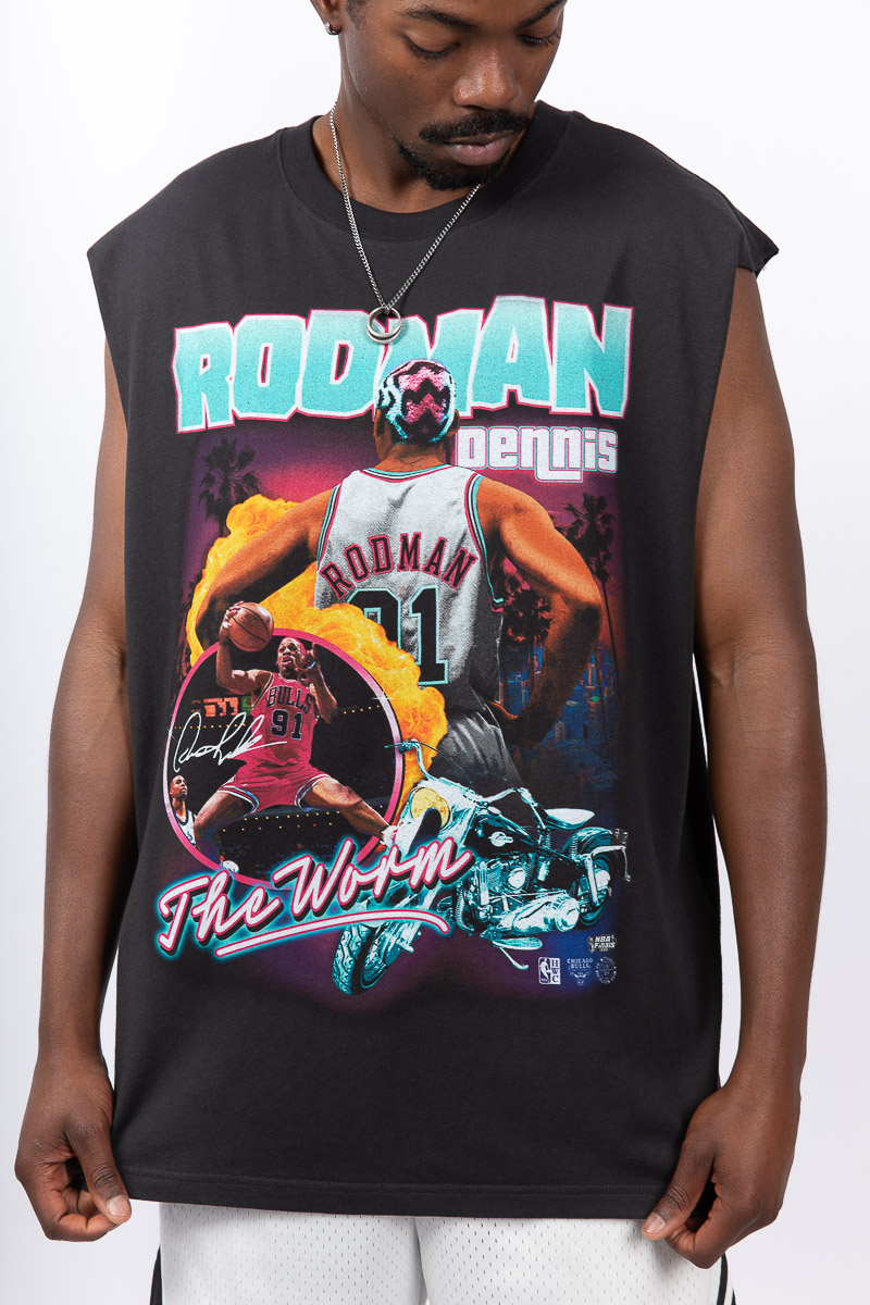 T Shirt Dennis Rodman Tank Top Dennis Rodman Chicago Bulls Vice