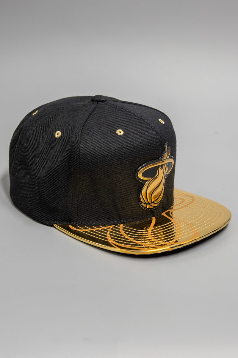 miami heat gold hat