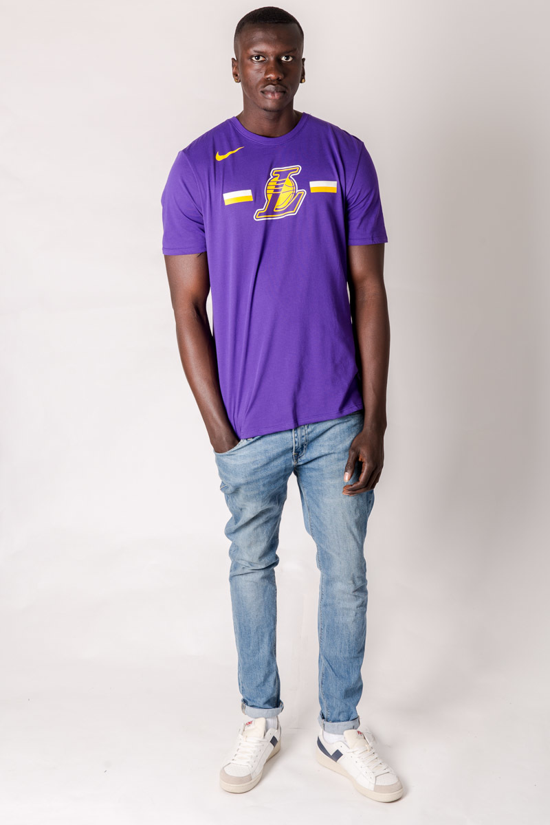 Nike Los Angeles Lakers NBA PRACTICE TEE Purple - COURT PURPLE