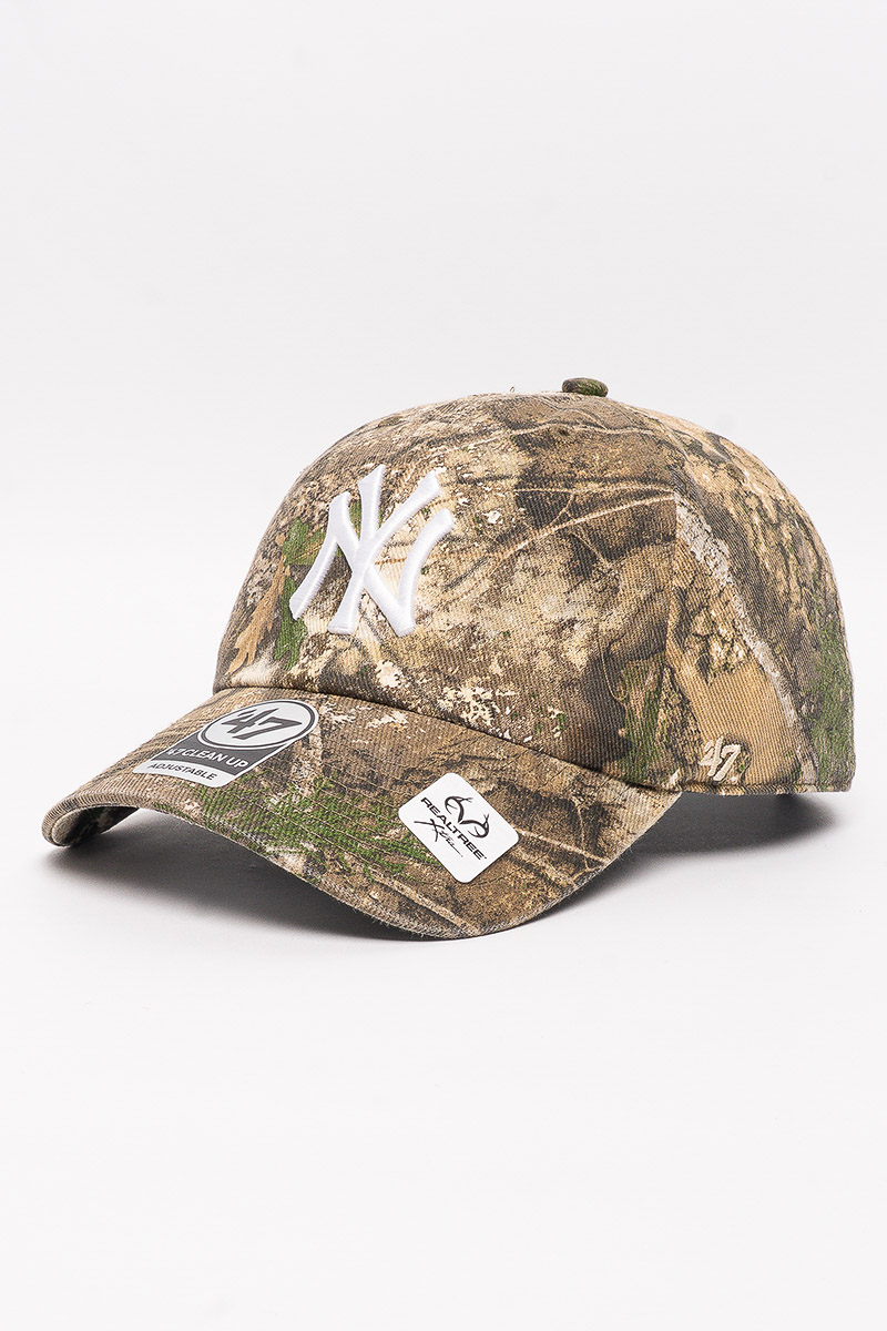 NY Yankees Realtree Camo Clean Up Cap Stateside Sports