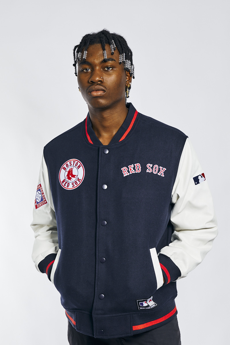 Boston Red Sox Melton Varsity Jacket