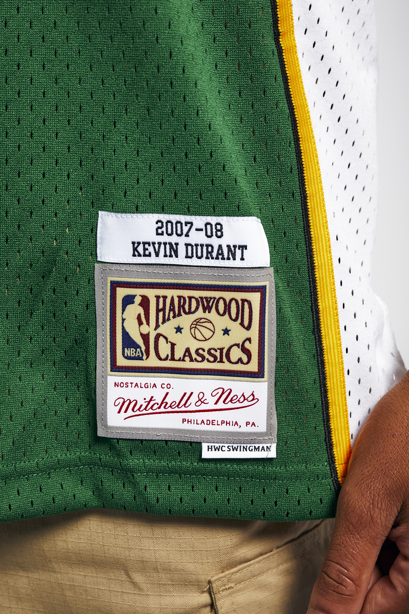 Kevin Durant Seattle SuperSonics Mitchell & Ness Hardwood Classics 2007-08 Swingman Jersey - White