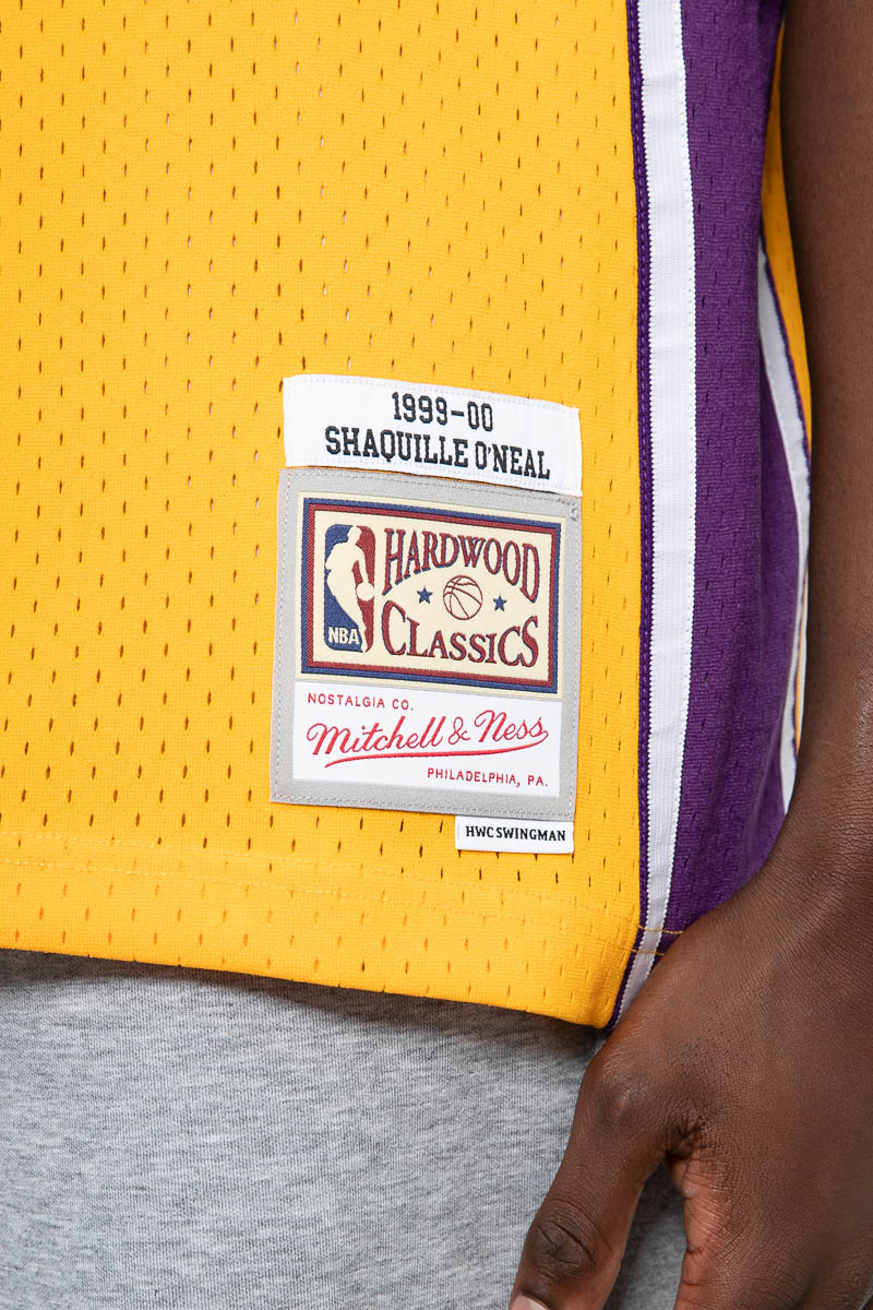 Shaquille O'Neal LA Lakers 1999-00 Swingman Jersey - Detroit City Sports