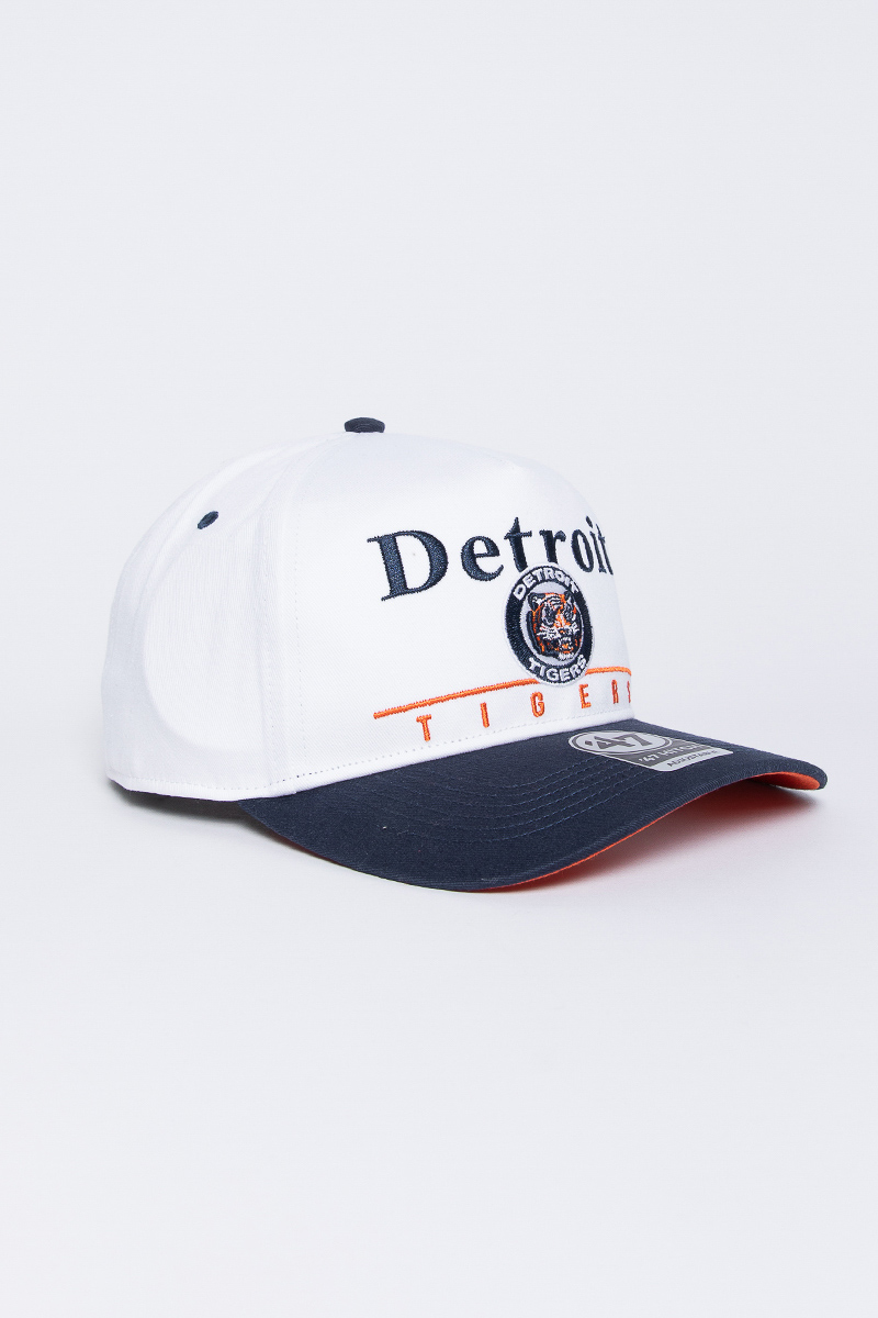 Detroit Tigers Snapback Trucker Hat Dad Hat Grey/Orange Flat Bill  Adjustable Fit