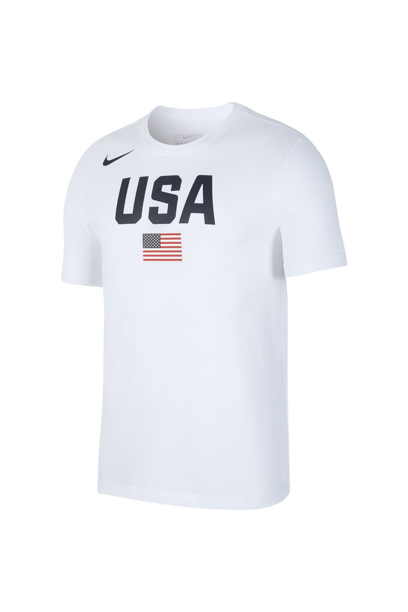 NIKE TEAM USA DRI-FIT T-SHIRT- MENS WHITE | Stateside Sports