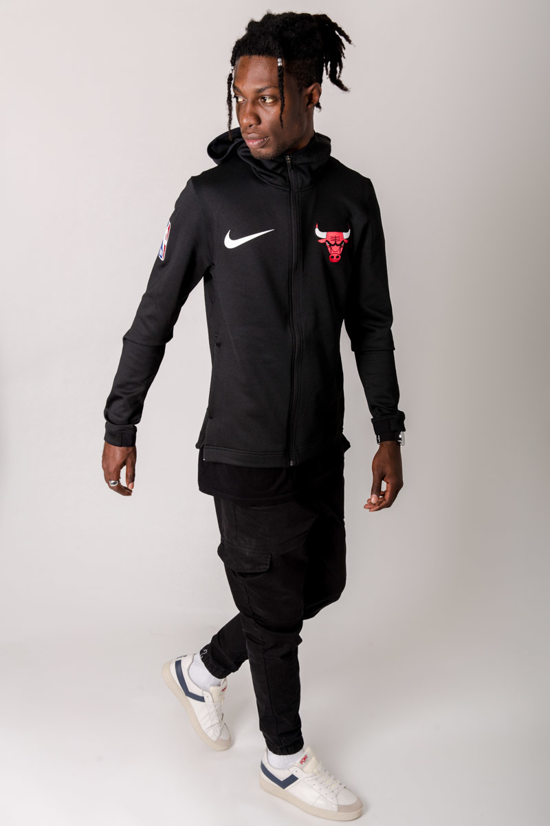 Chicago Bulls Nike Therma Flex Showtime Men's NBA Hooded