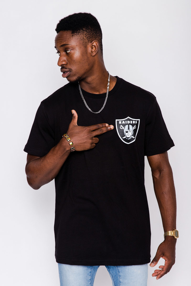 NFL Oakland Raiders Men's T-Shirt with Embroidery (Script