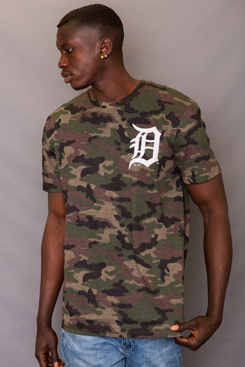 DETROIT TIGERS JEANER TEE CAMO MENS Stateside Sports