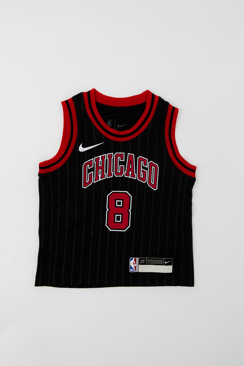 Zach LaVine Icon Replica Jersey - Toddlers Black/Red | Stateside Sports