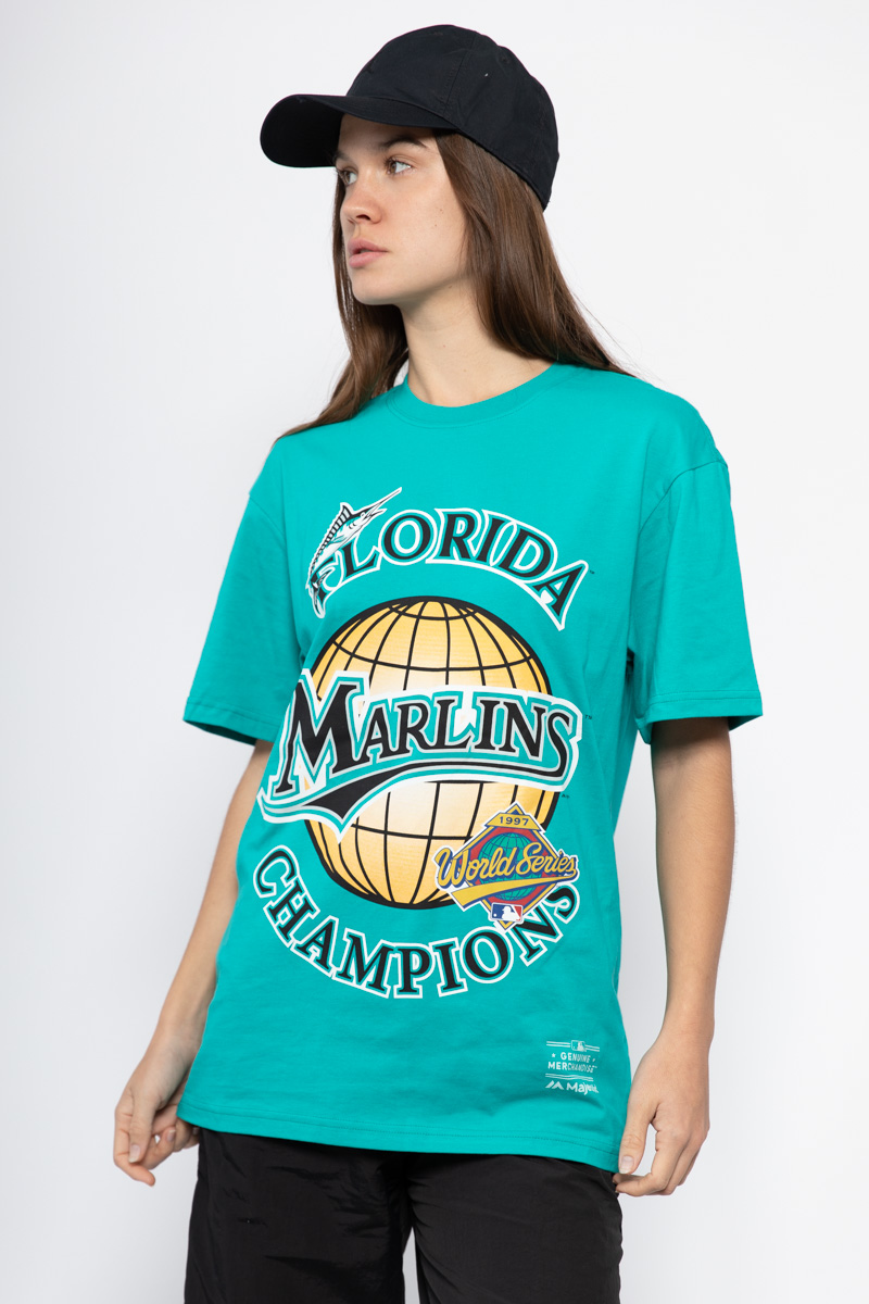 Mitchell & Ness World Series Champs Tee Florida Marlins