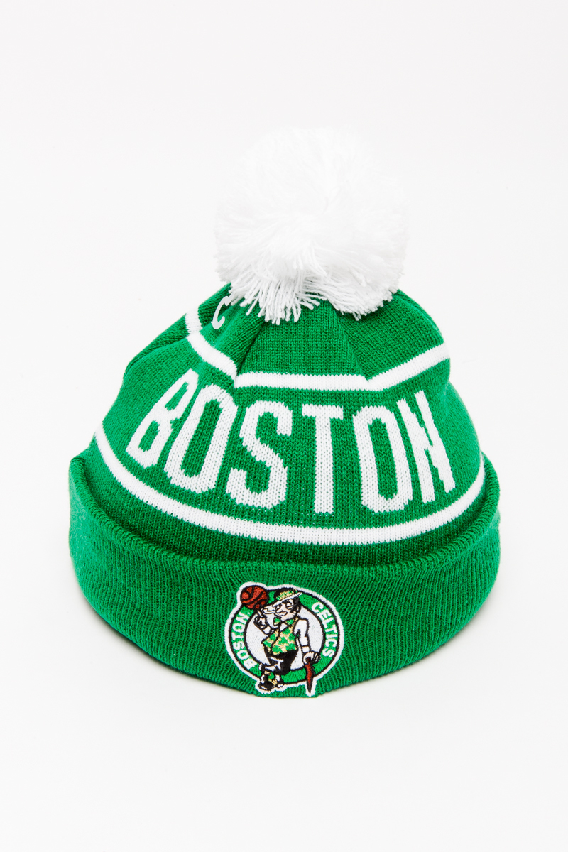 celtics pom pom hat