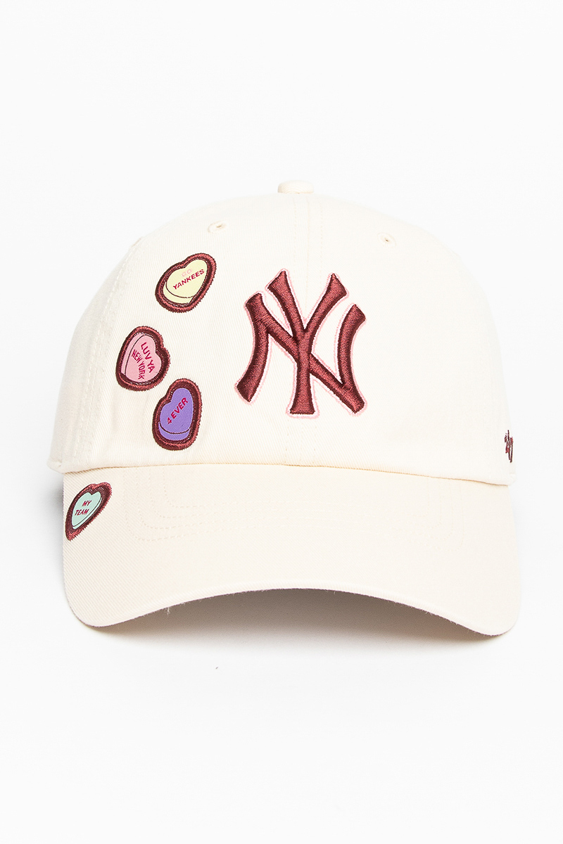 47 Brand ★ Candy Heart 47 Clean Up ハート ホワイト New York Yankees Candy Heart 47 Clean Up | Stateside Sports