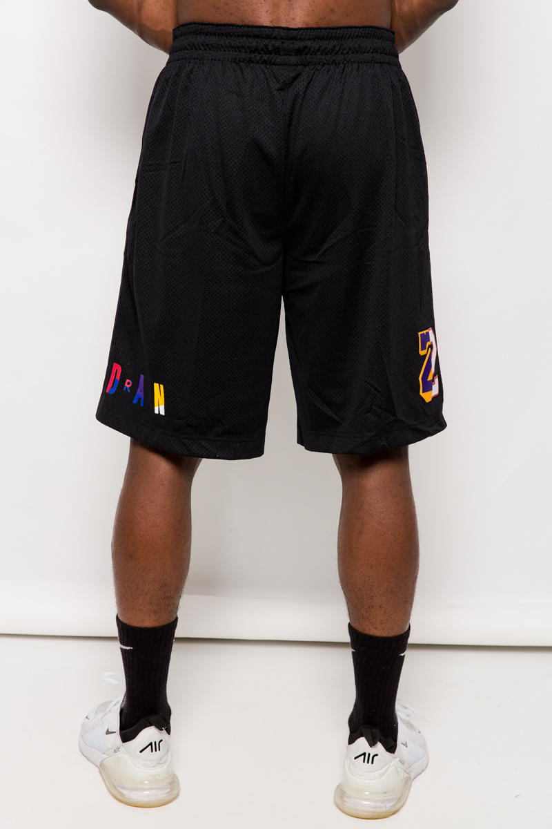 JORDAN BRAND MICHAEL JORDAN DNA BASKETBALL SHORTS- MENS BLACK/MULTI ...