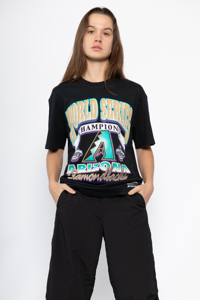 Majestic Athletic Arizona Diamondbacks LGU Arch Crewneck Sweatshirt Fa