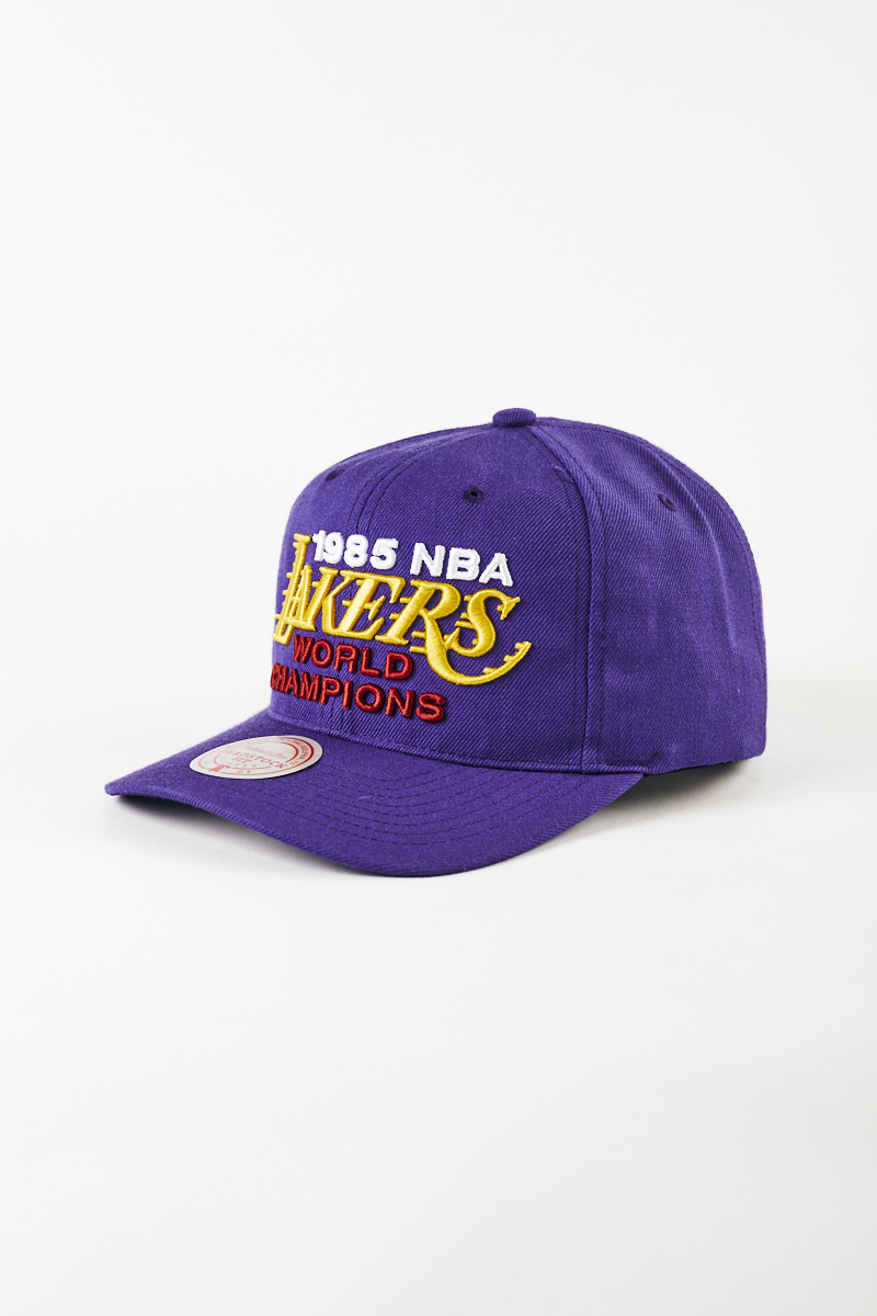 Mitchell & Ness Purple Los Angeles Lakers Retro Bolt Deadstock Snapback Hat
