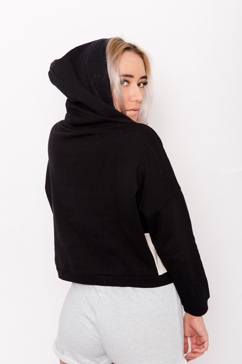 STARTER BLACK LABEL BONE DIVISION HOODIE- WOMENS BLACK | Stateside Sports