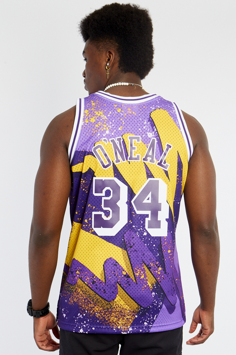 Los Angeles Lakers Hyper Hoops Swingman Trikot - Shaquille O'Neal von  Mitchell & Nesss