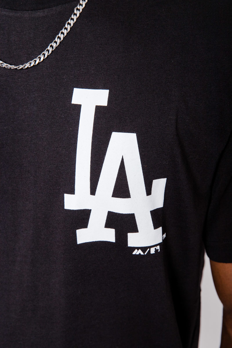 LOS ANGELES DODGERS FASDEN T-SHIRT- MENS BLACK