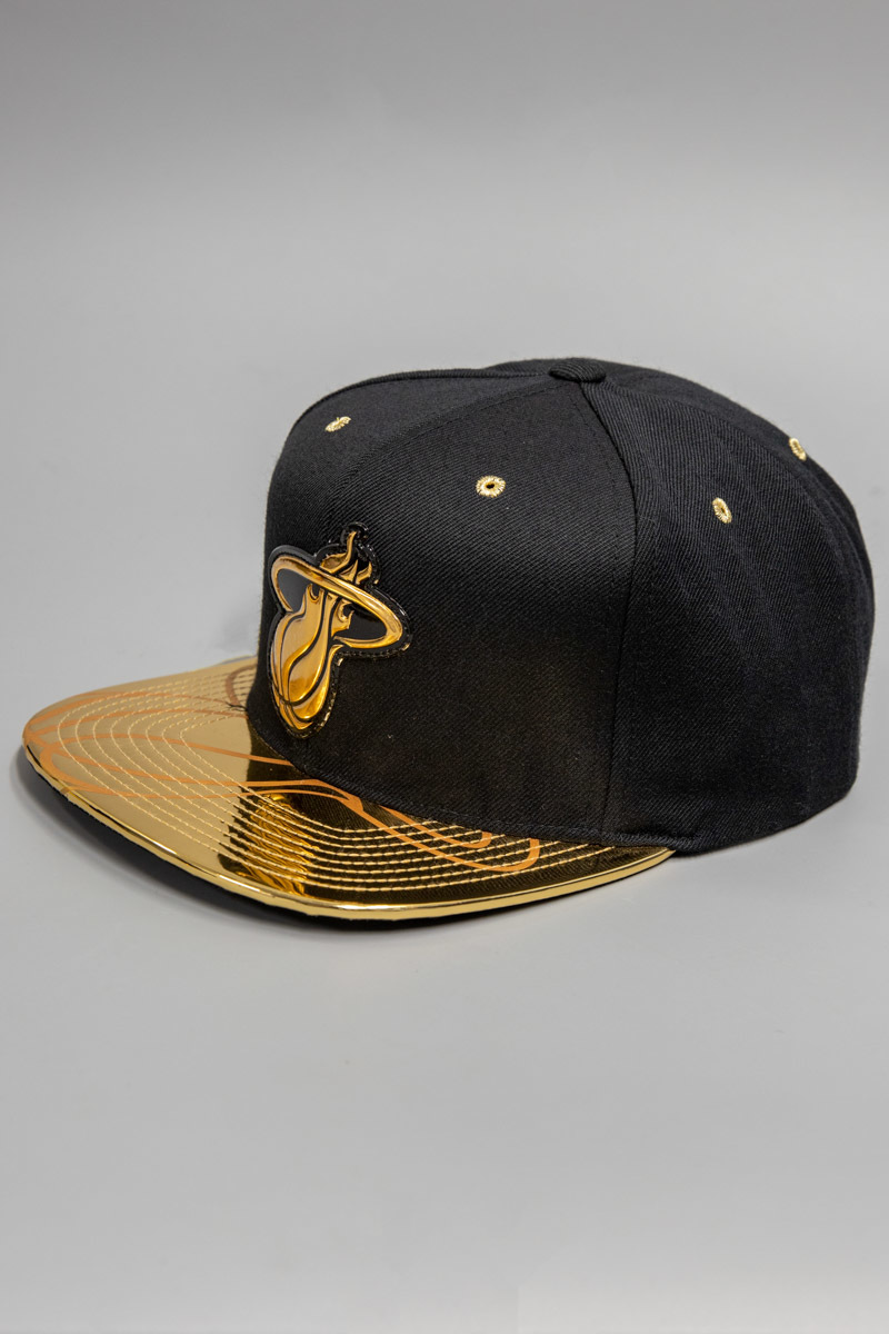 miami heat gold hat