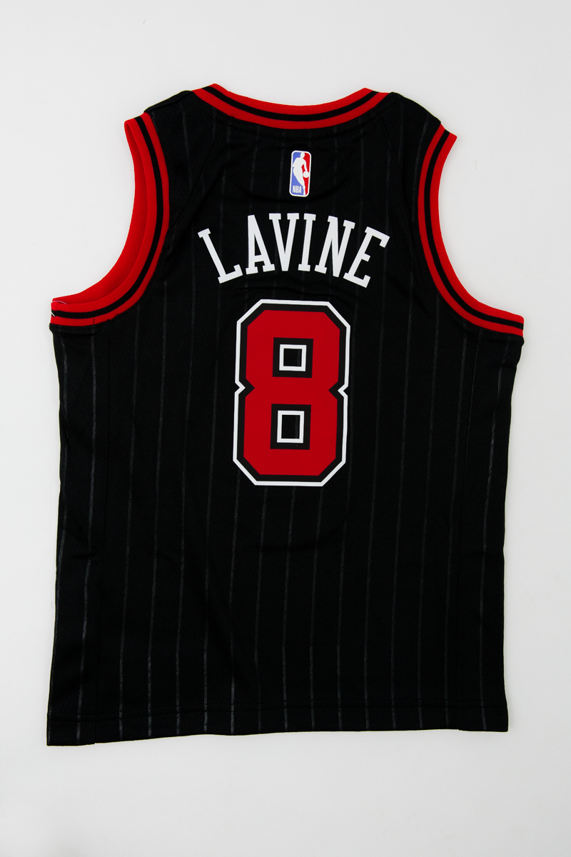 Zach LaVine Icon Replica Jersey- Youth Black/Red | Stateside Sports