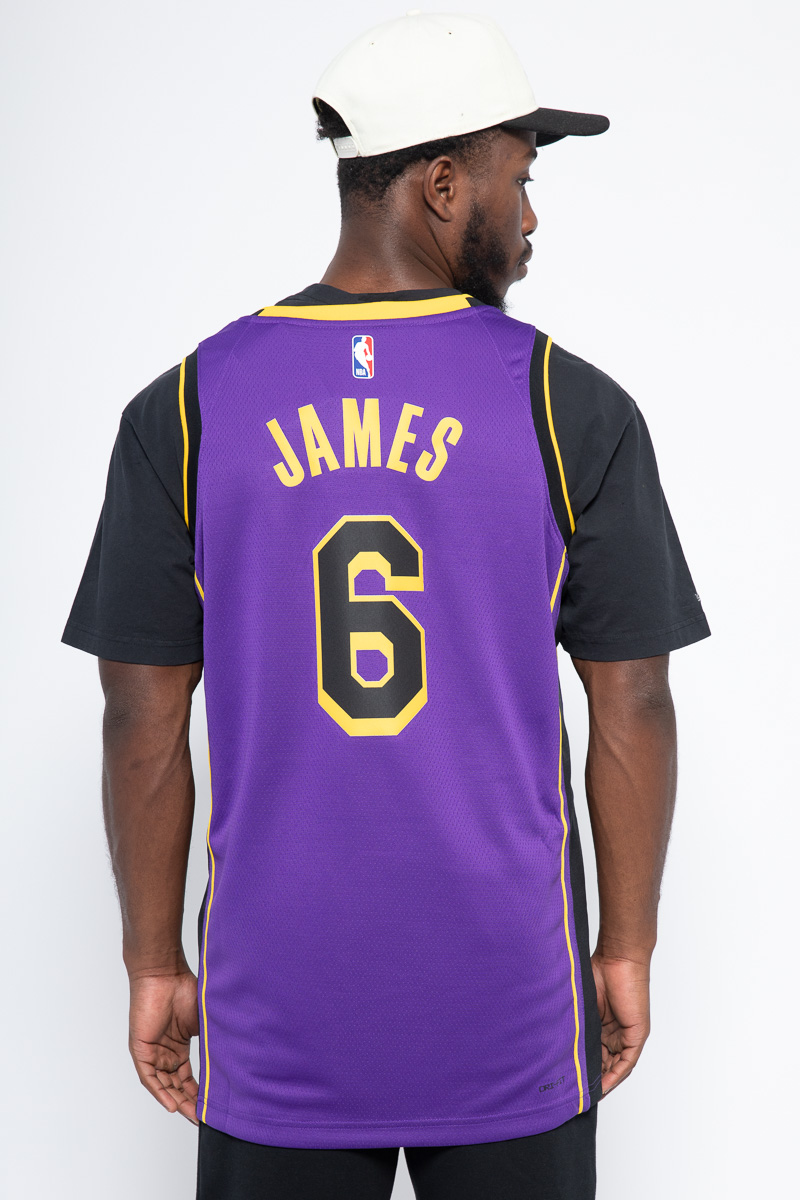 NEW LeBron James LA Lakers Nike Select Series MVP Swingman Jersey Purple -  XL